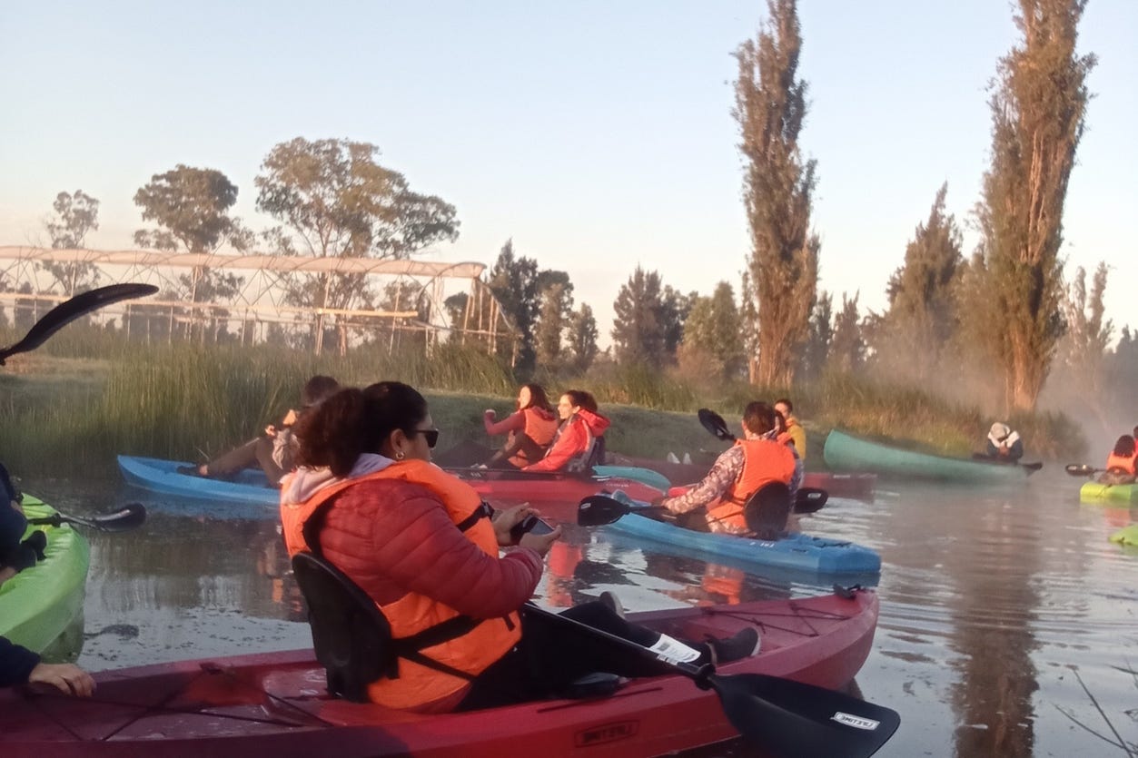 Tour en kayak por Xochimilco