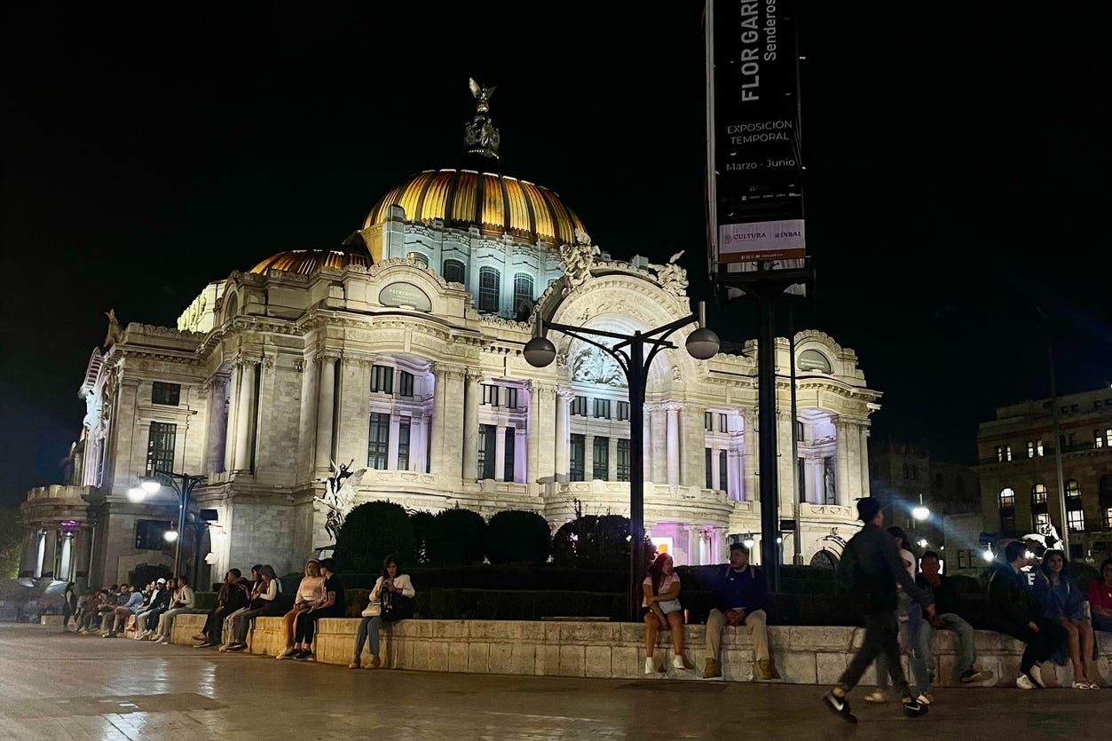 Tour nocturno por Ciudad de México