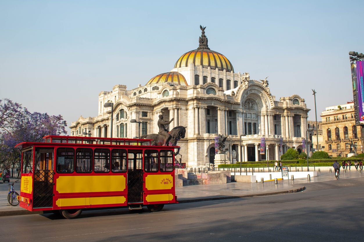 Tour en tranvía por Ciudad de México