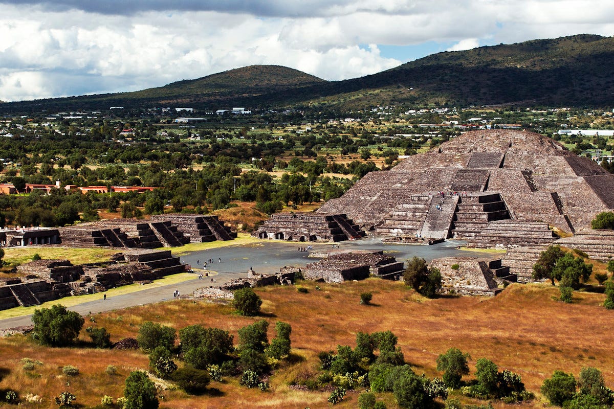 Paseo en globo sobre Teotihuacán con entrada