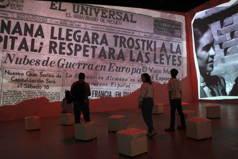 Entrada a la exposición inmersiva de Frida Kahlo: La vida de un icono