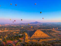 Excursión en globo a Teotihuacán + Basílica de Guadalupe
