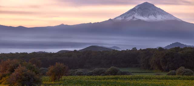 Randonnée aux volcans Iztaccihuatl et Popocatepetl au lever du soleil