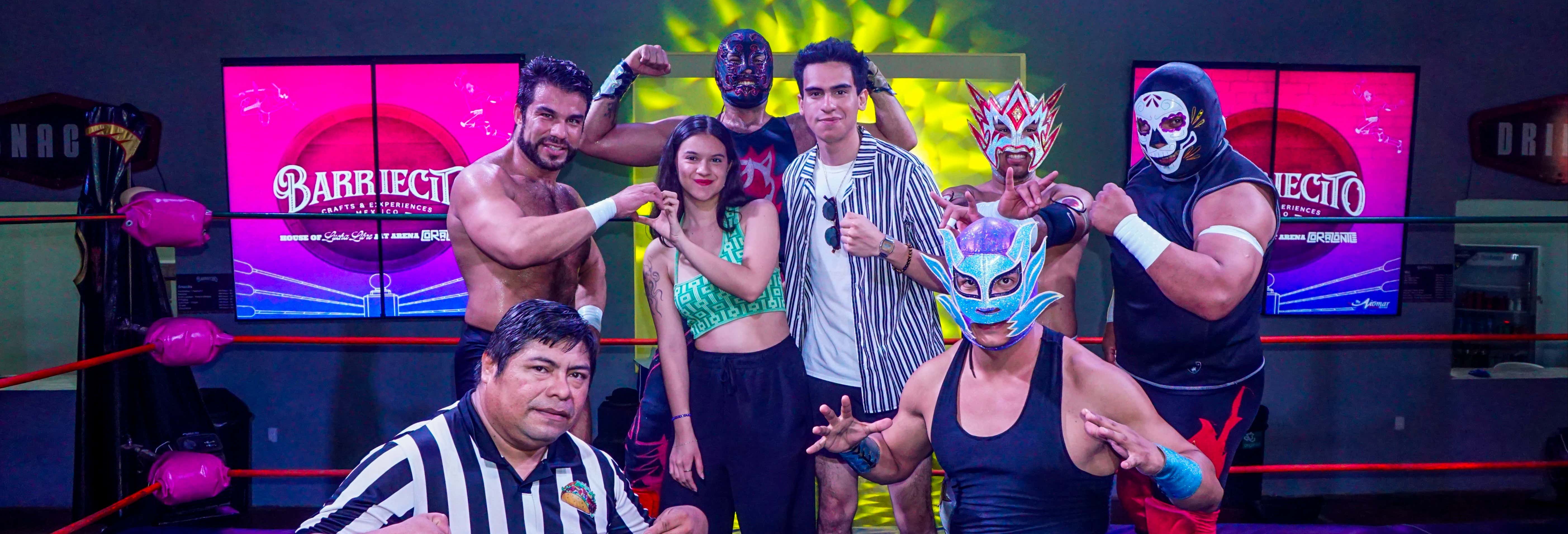 Spettacolo di lotta libera a Cozumel