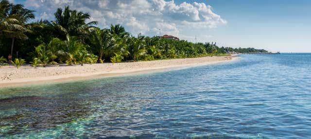Parasailing a Cozumel