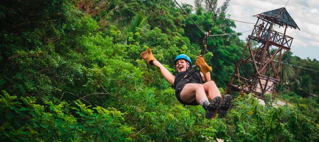 Zip line a Cozumel
