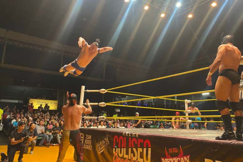 Espectáculo de lucha libre en Guadalajara