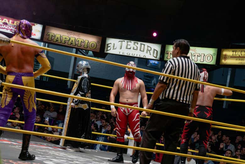 Espectáculo de lucha libre en Guadalajara