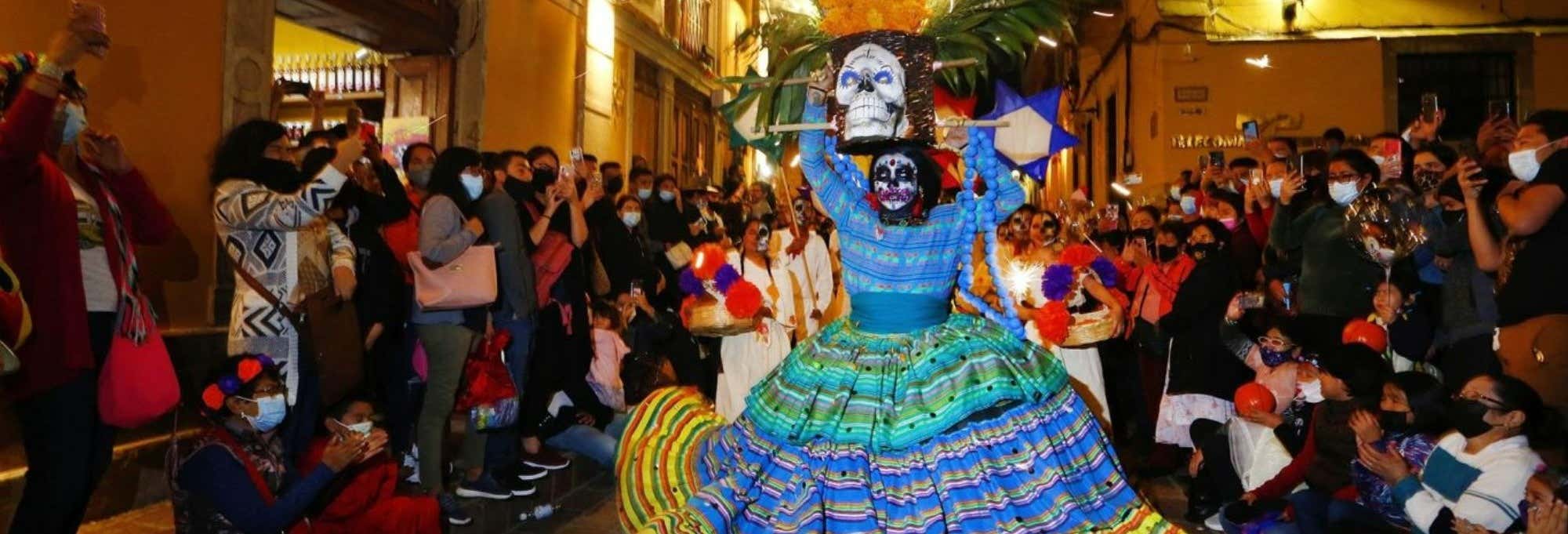 Entradas para la callejoneada del Día de Muertos