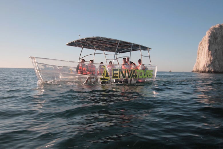 Paseo en barco transparente por Los Cabos