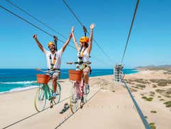 Skybike en la playa Migriño + Cata de tequila