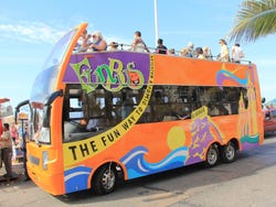 Tour panorámico por Mazatlán en autobús descapotable