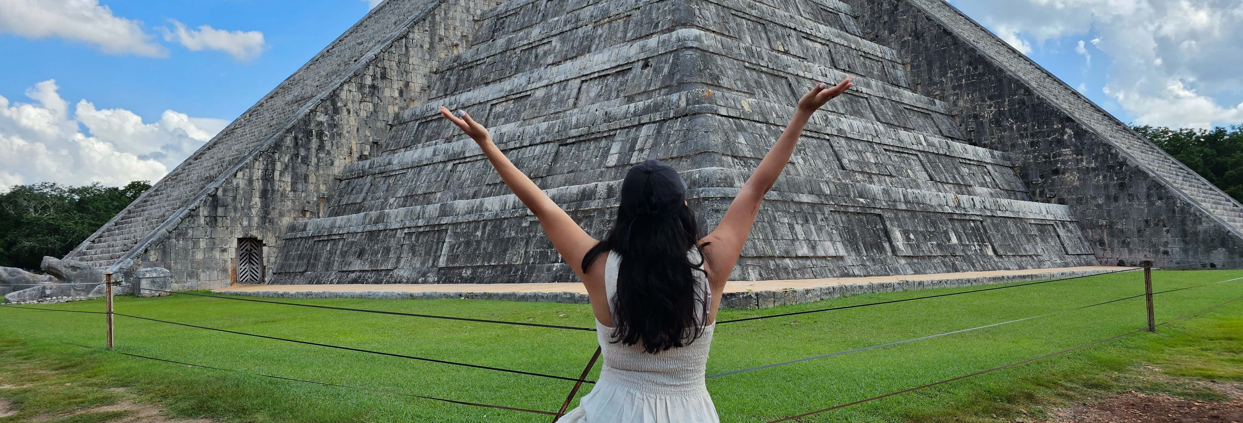 Day Trip to Chichén Itzá, Izamal, & the Xcajum Cenote