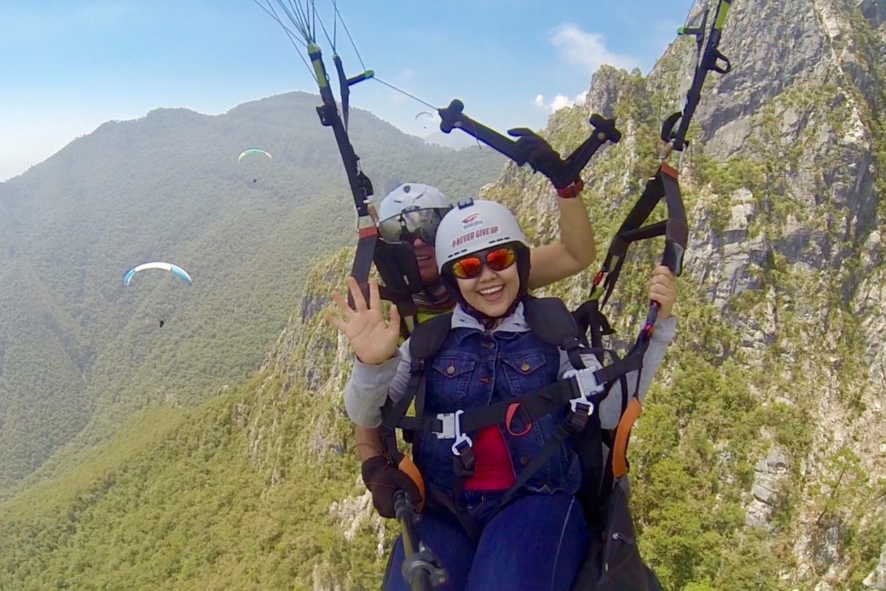 Vuelo en parapente por Santiago