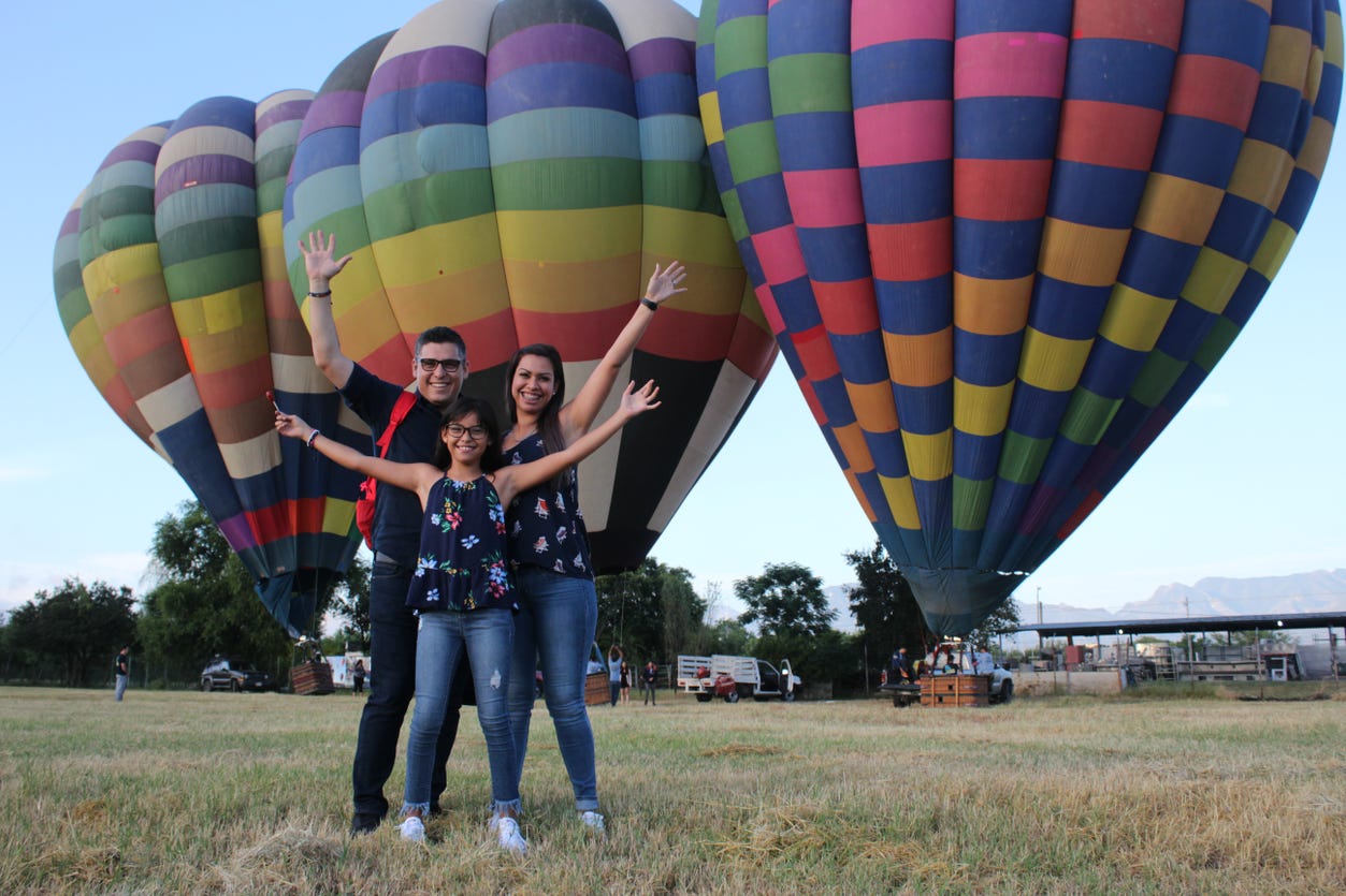 Paseo privado en globo por Montemorelos