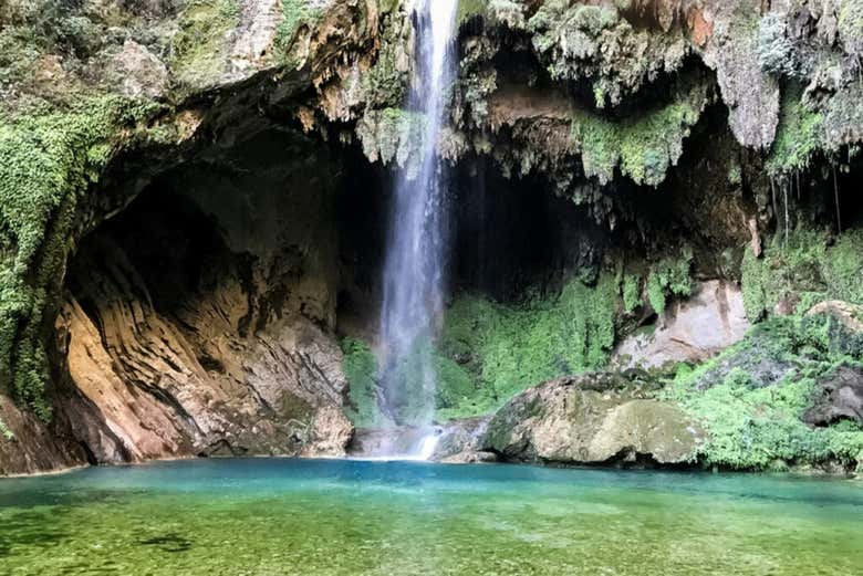 Barranquismo en el cañón de Matacanes