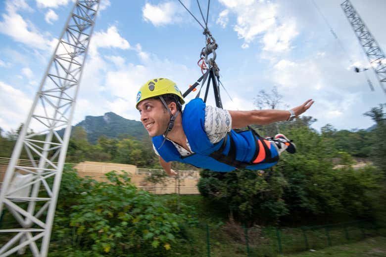 Actividades de aventura en el Parque Ecoturístico Cola de Caballo
