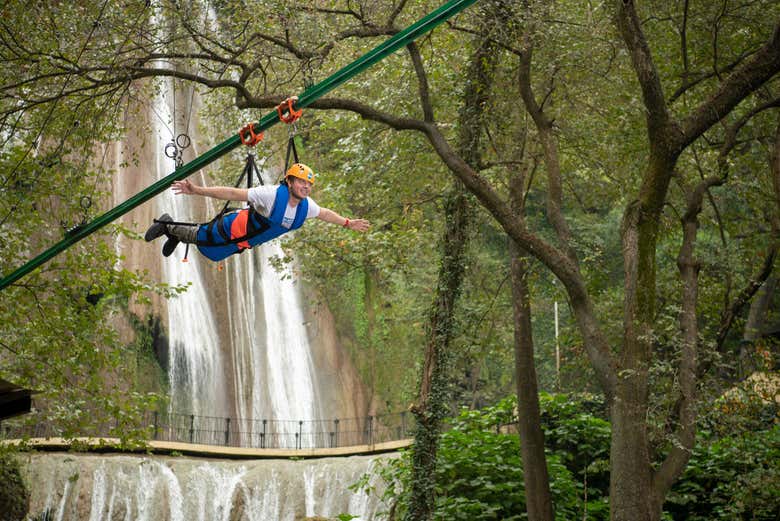 Actividades de aventura en el Parque Ecoturístico Cola de Caballo