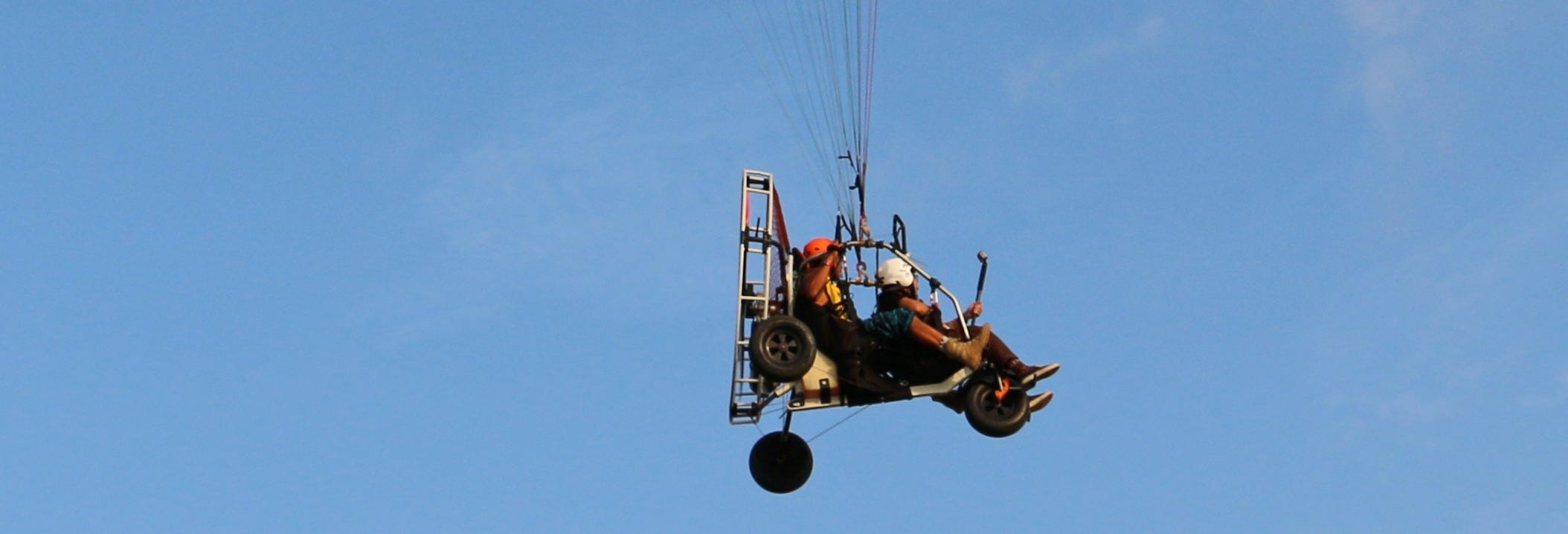 Paramotor Flight Over Monterrey