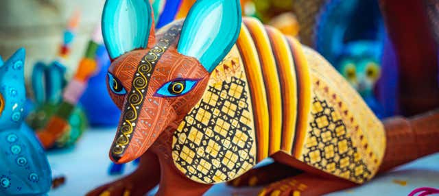 Laboratorio di alebrijes a San Martín Tilcajete