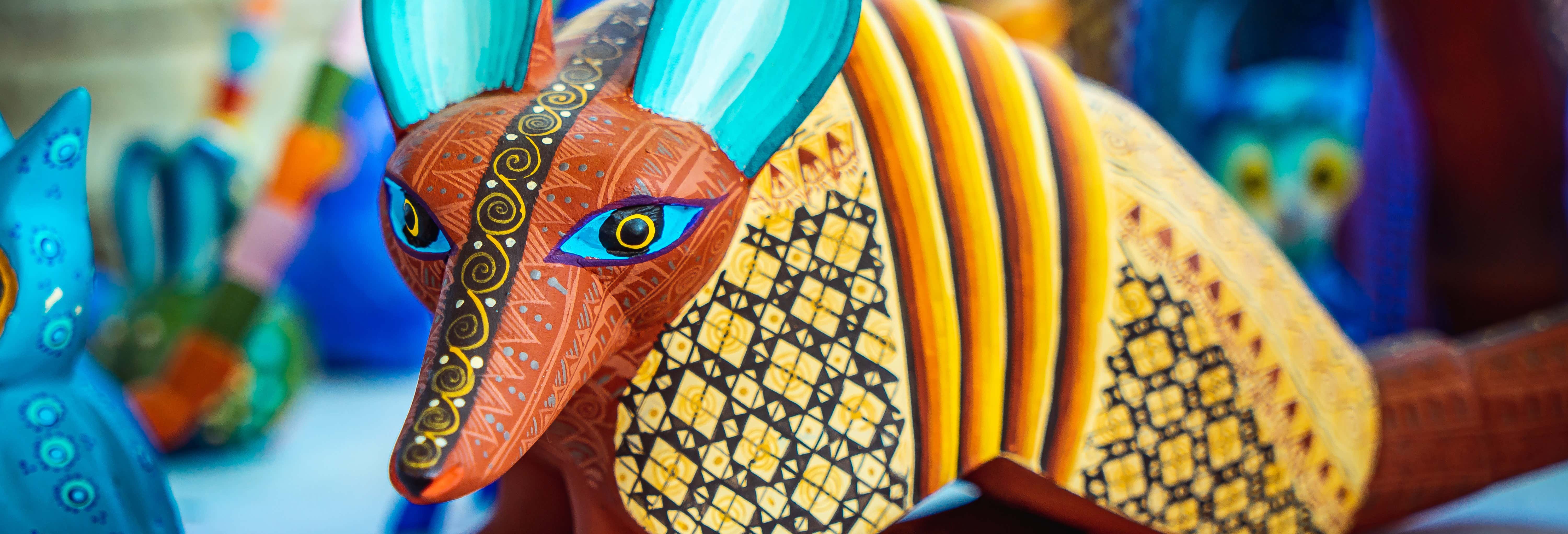 Laboratorio di alebrijes a San Martín Tilcajete