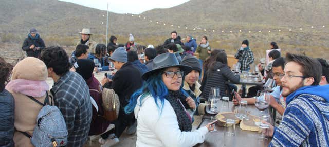 Tour del vino nel Cerro Colorado al tramonto