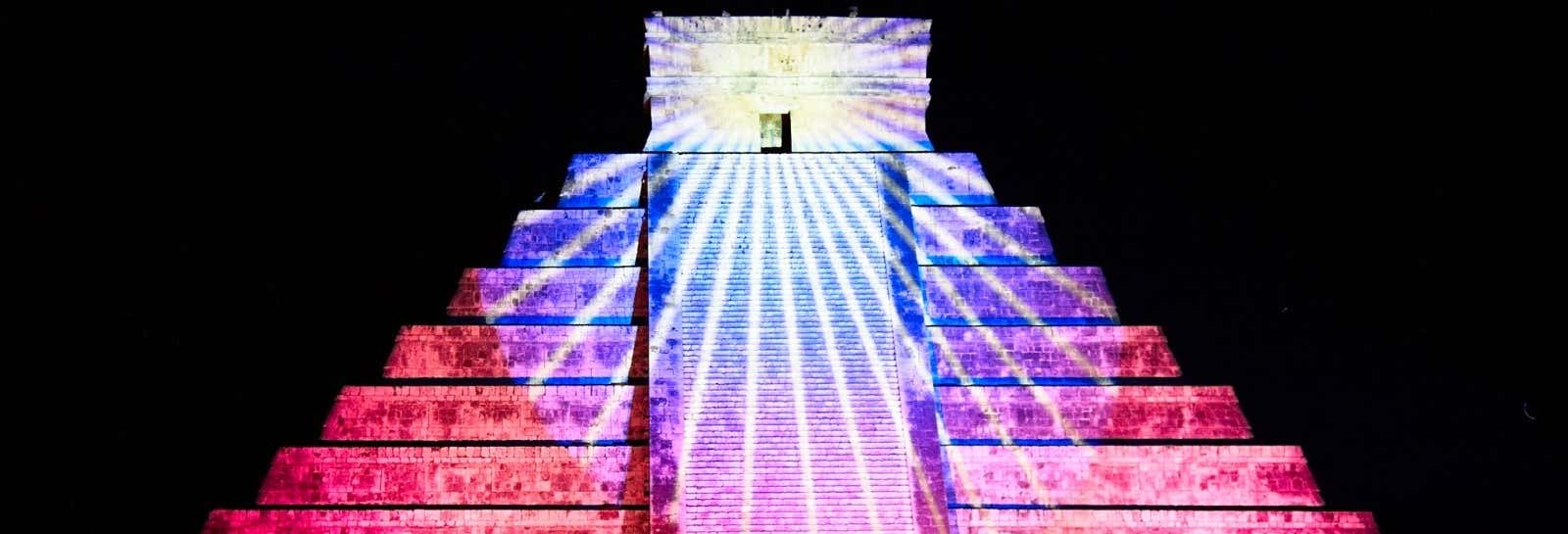 Espetáculo de luz e som em Chichén Itzá + Valladolid e cenote Hubiku