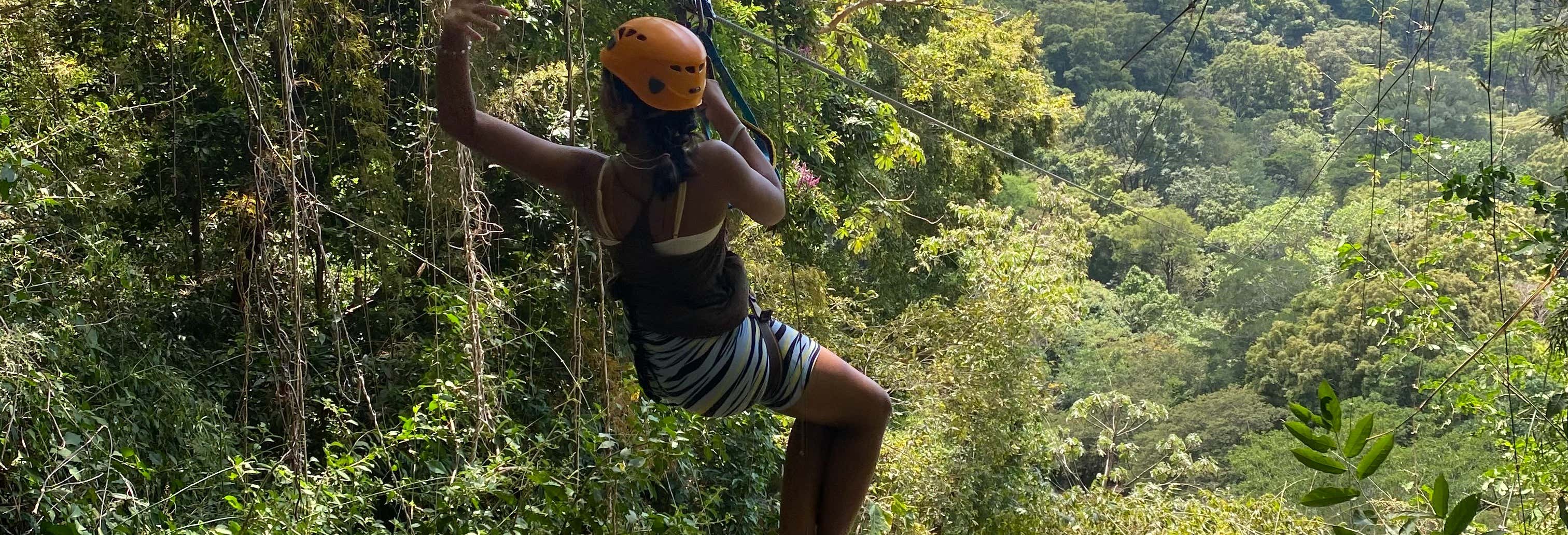 Zip line nei boschi di Oaxaca