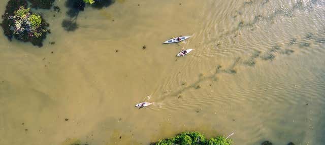 Tour in kayak alla laguna di Manialtepec