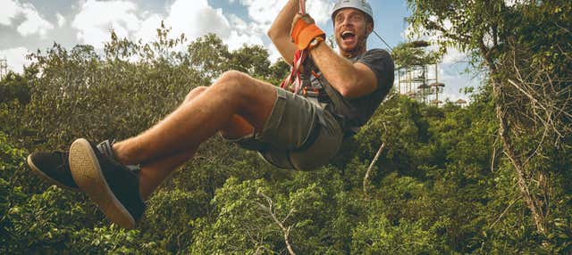 Zip line nel Parco Selvatica