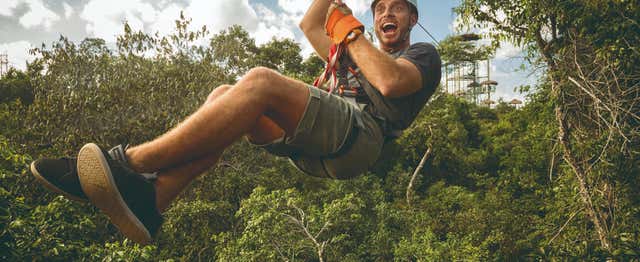 Tyrolienne au parc Selvatica