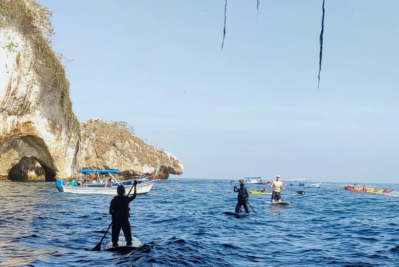 Imagen de Paddle surf y snorkel en Los Arcos de Mismaloya