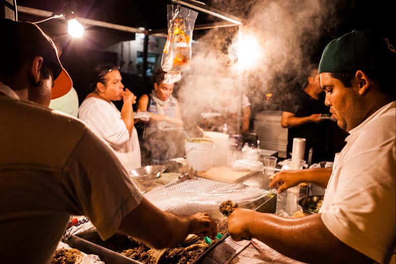 Tour nocturno de tacos por Puerto Vallarta