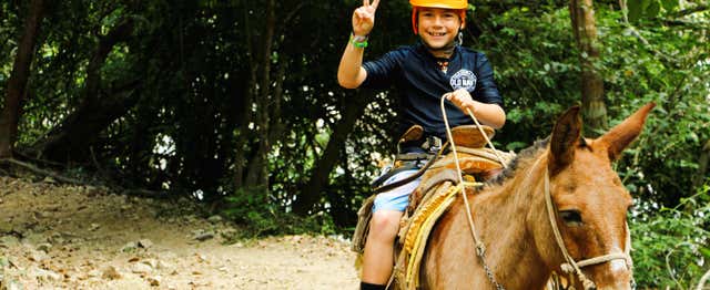 Tyrolienne à Puerto Vallarta + Balade à dos de mule