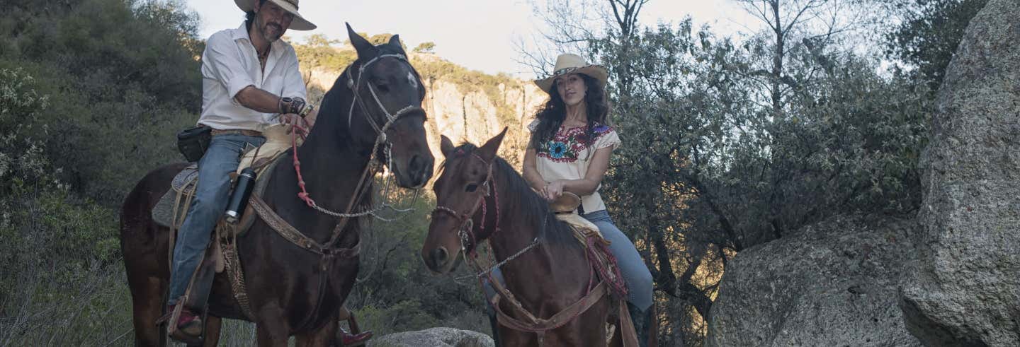 Escursione al Canyon Coyote a cavallo