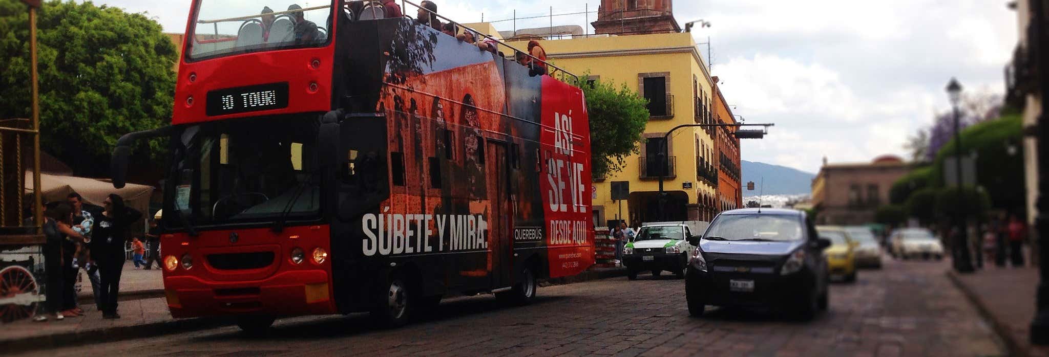 Tour no Querebús, o ônibus turístico de Querétaro