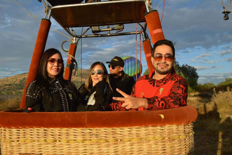 Paseo en globo por Teotihuacán