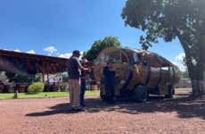 Tequila Barrel-Shaped Bus Tour + La Aguirreña Distillery Visit