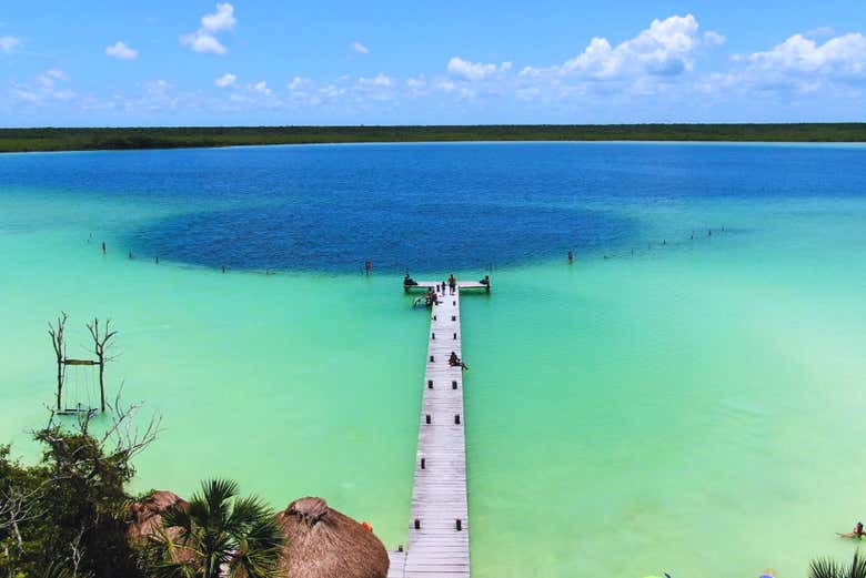 Excursión a la laguna de Kaan Luum y cenotes mayas