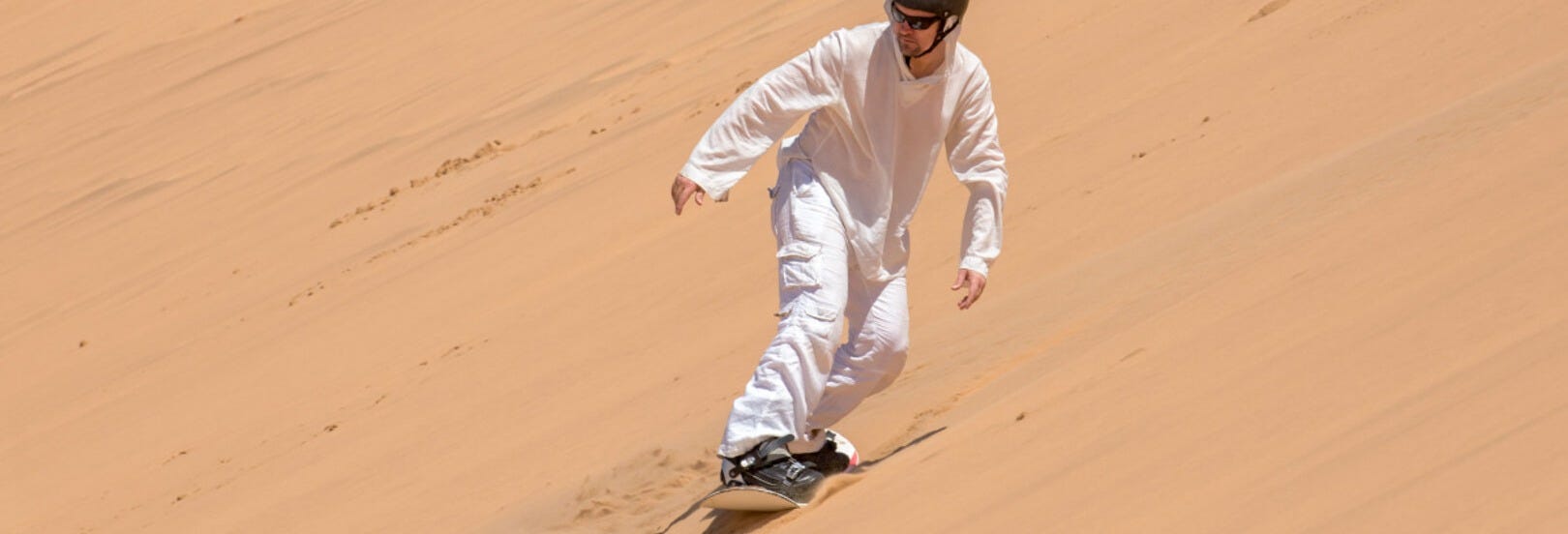 Sandboarding in the Namib