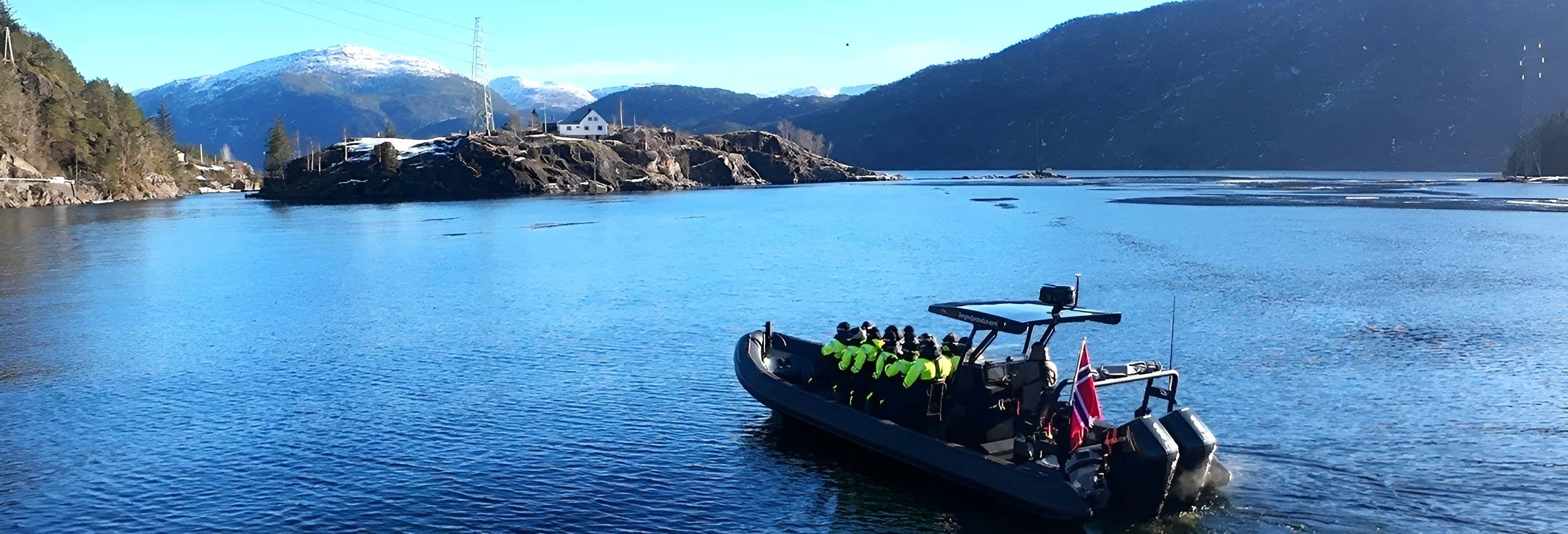 Giro in barca nel canale di Mostraumen e Osterfjord