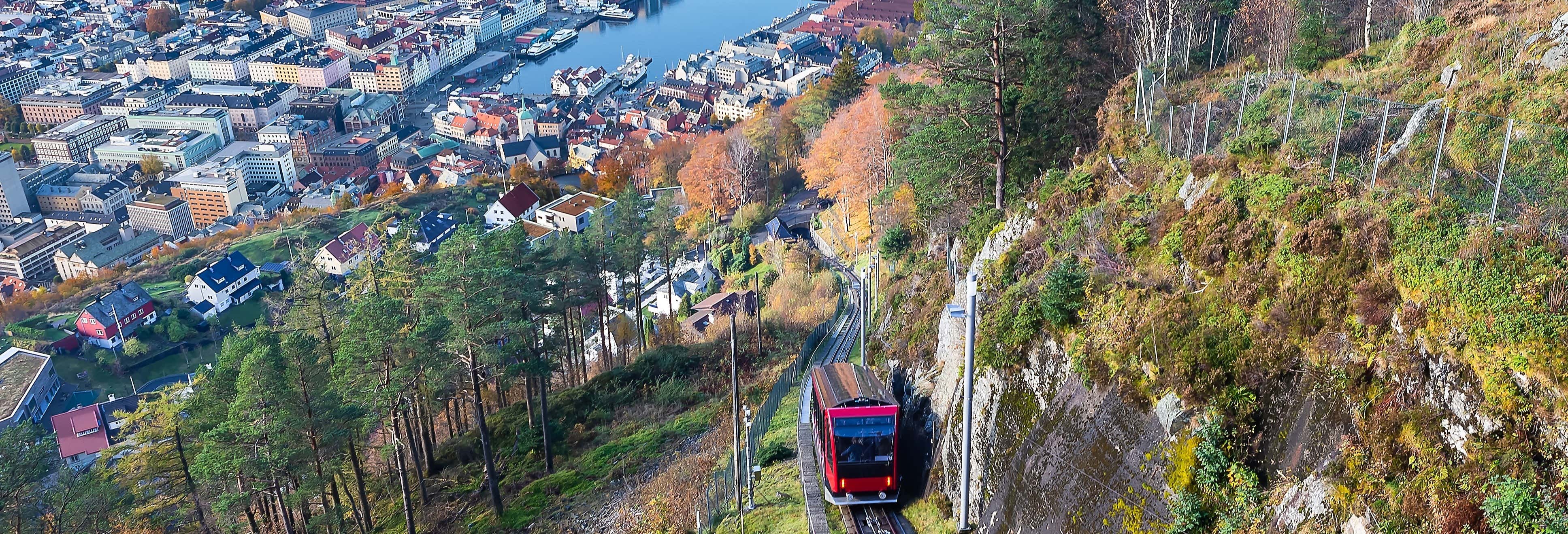 Trekking privato ai monti Fløyen e Rundemanen