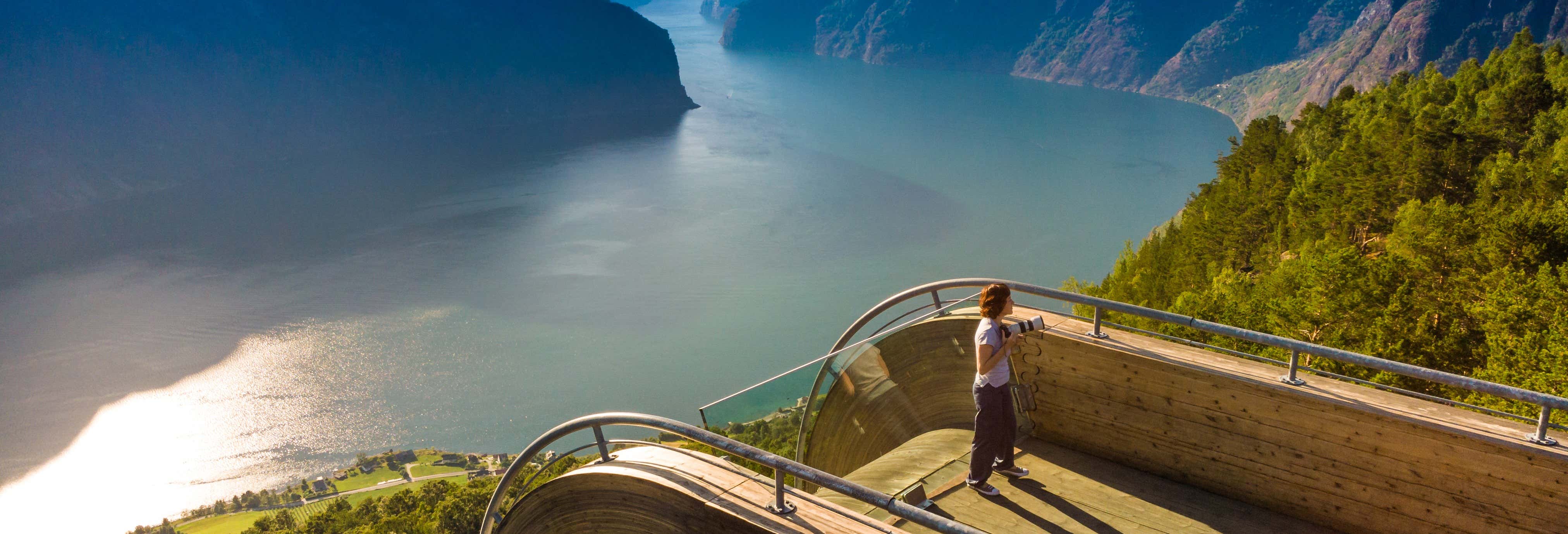 Autobus per il belvedere Stegastein
