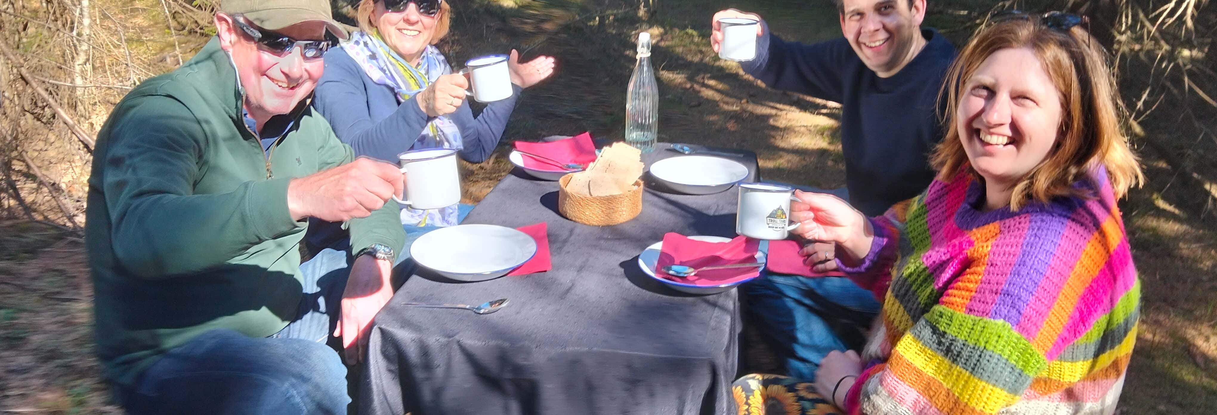 Comida en el bosque de Oslo