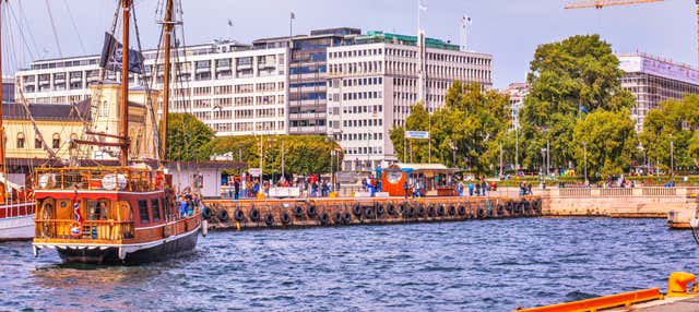 Giro in barca di legno sul fiordo di Oslo