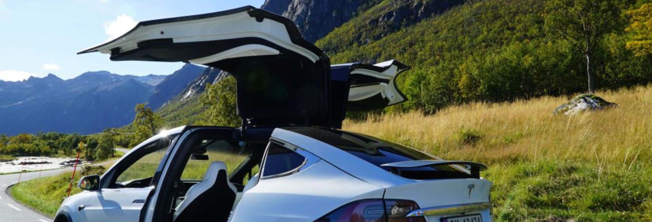 Tour panoramico dei fiordi norvegesi in Tesla