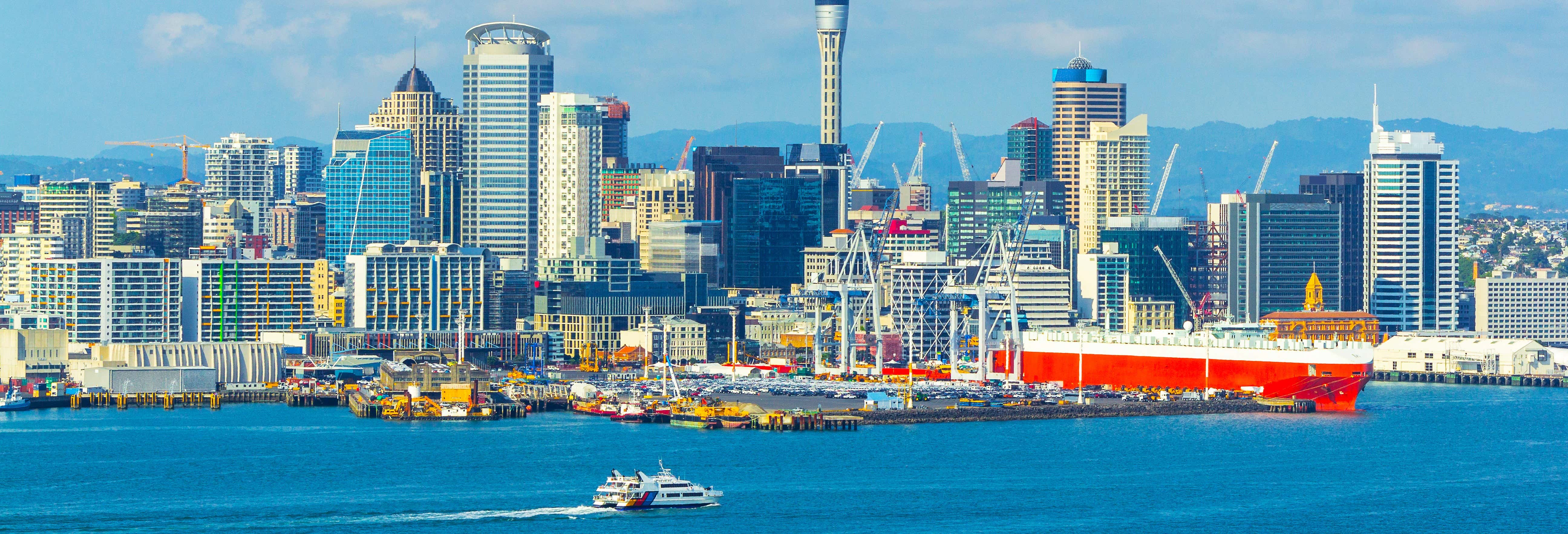 Giro in barca ad Auckland