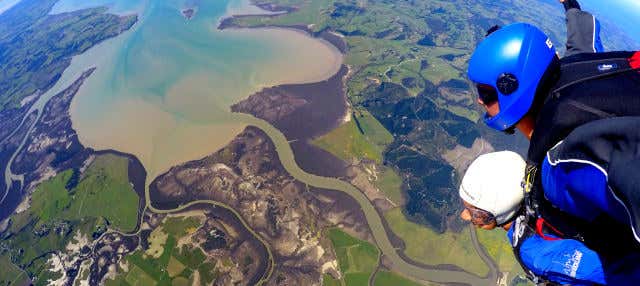 Lancio in paracadute ad Auckland