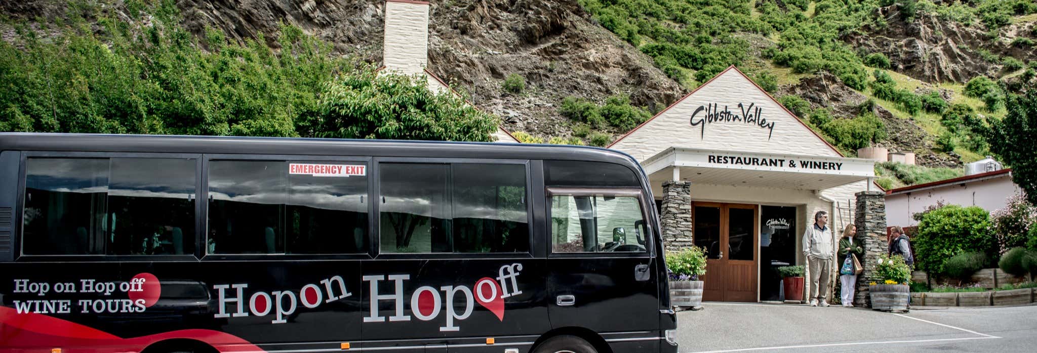 Autobus turistico dei vigneti di Queenstown