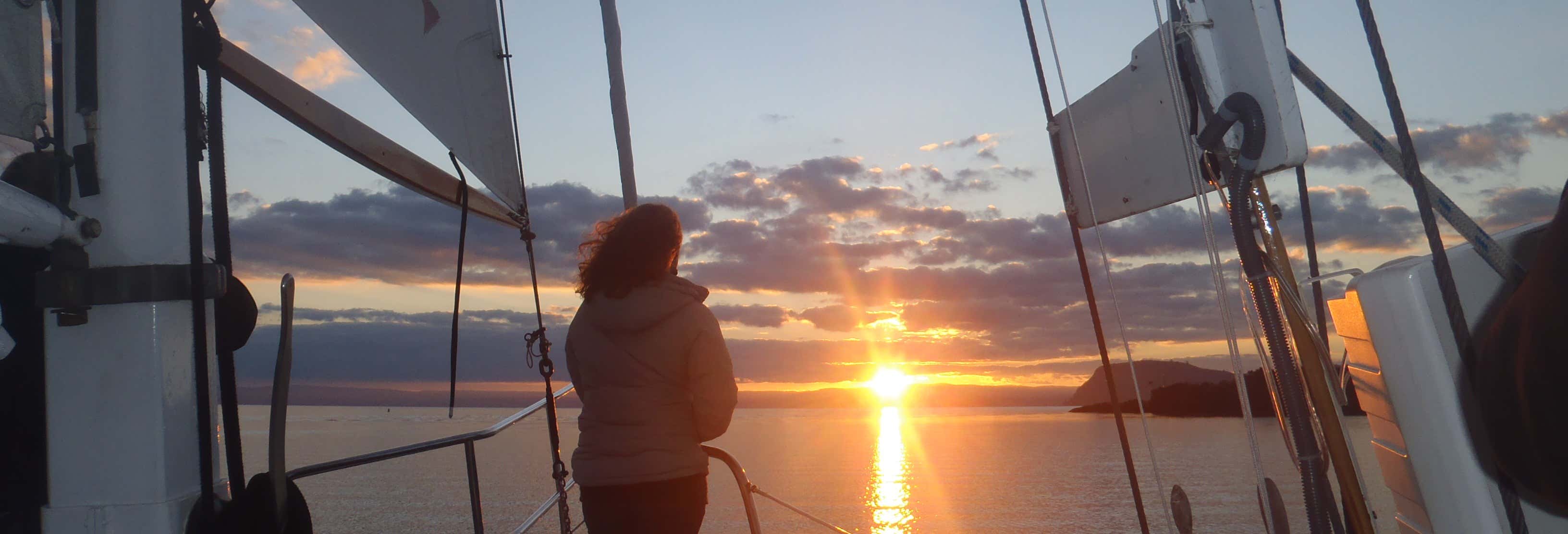 Lake Taupo Sunset Sailing Trip